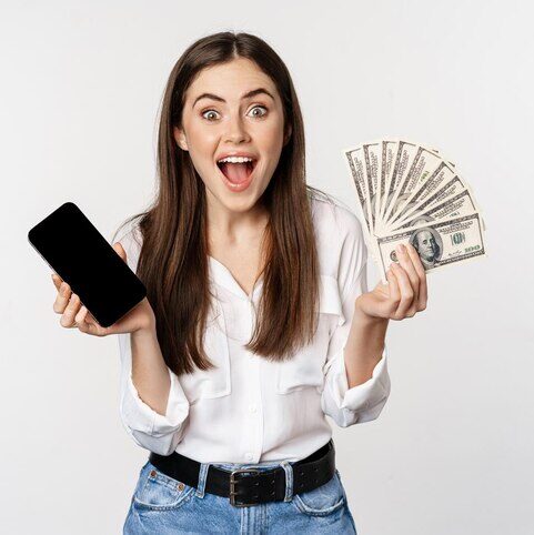 woman-earning-money-with-smartphone-cash